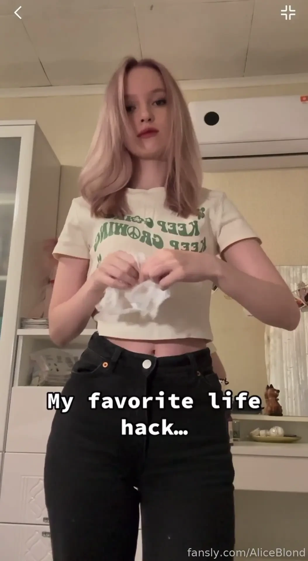 No man was supposed to know that funny petite blonde tiktok babyface 