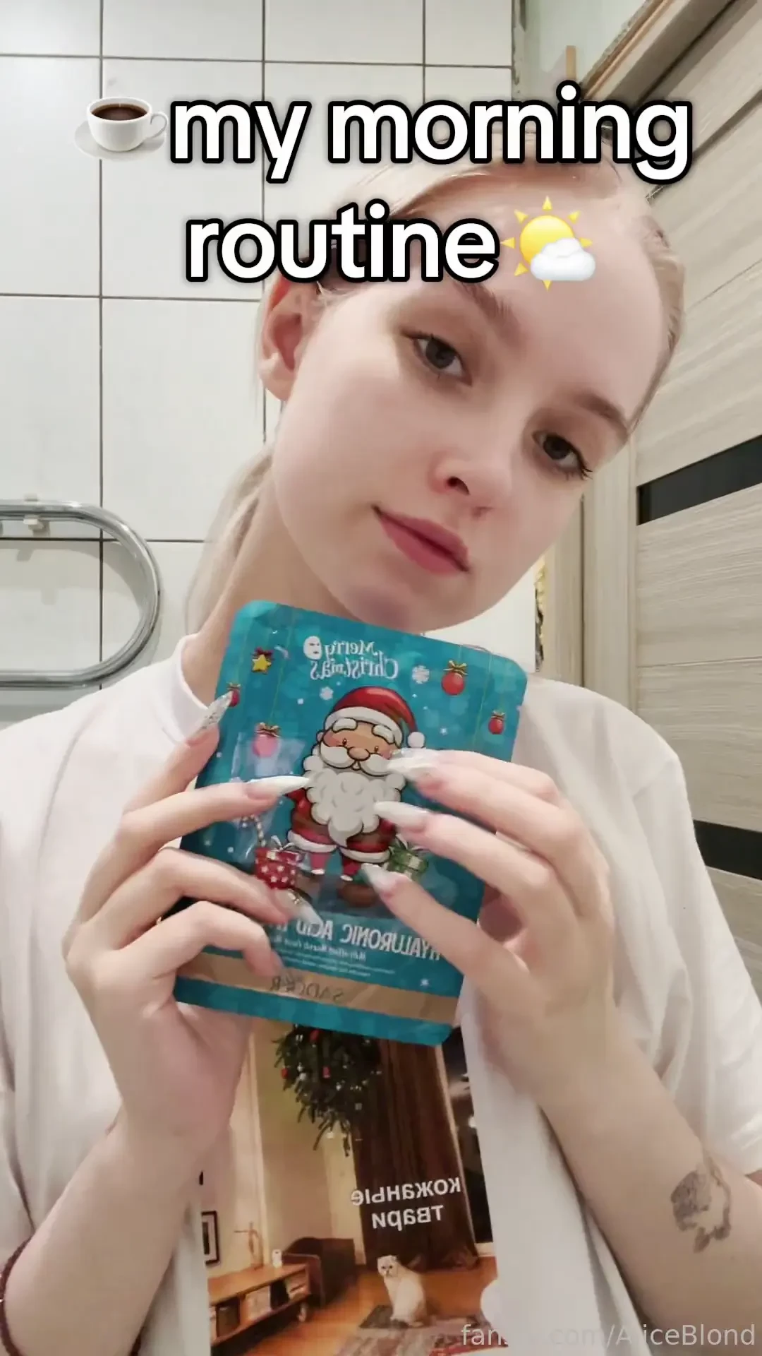 You can t wake up until you wash your face either teen young petite 