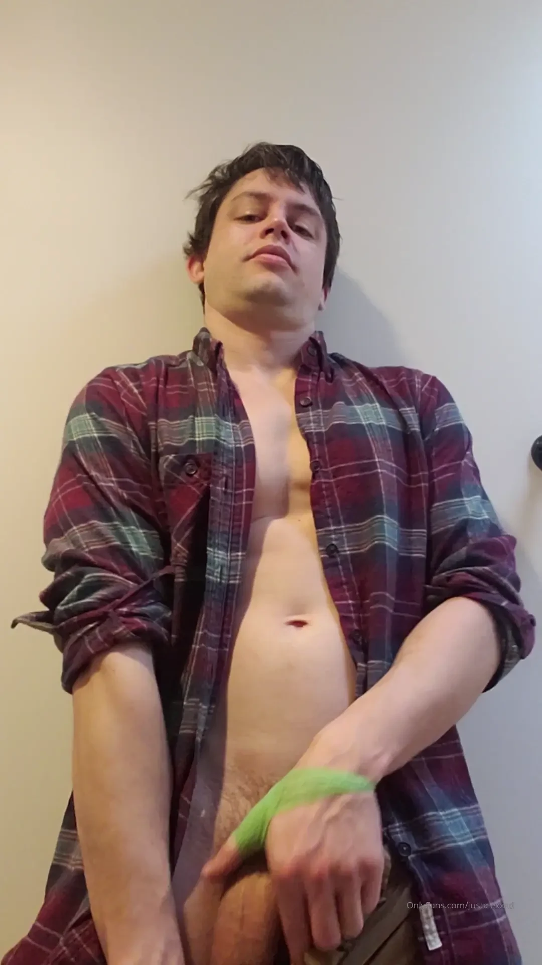 Pre hair cut jerk off tease 