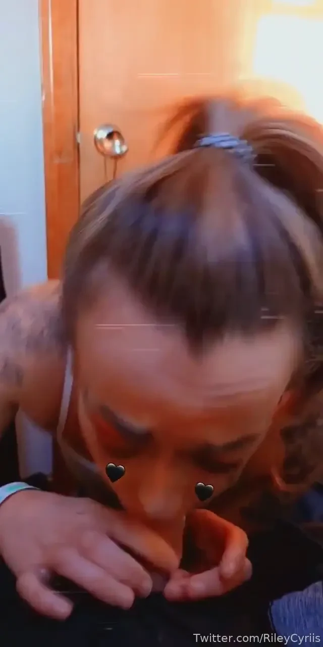 I just love sucking a cock straight down my throat 