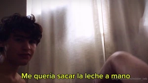 Est bamos otra vez calientes me la empez a correr me salto mucha leche