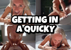 B g sextape getting in a quicky 138 6 51 he could barely hold in his