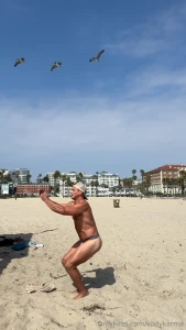 My dick came out during a backflip in the dick pouch undies honestly