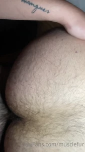 My hairy hole getting used