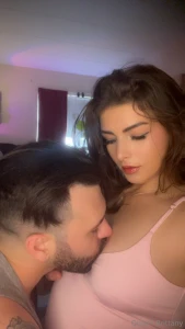 Worshipping my perfect tits - his daily dose part 1