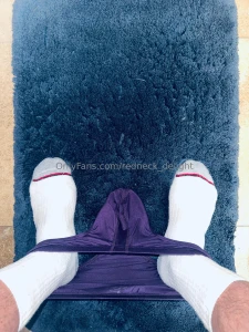 Bulging in my underwear flexing my biceps up close of my size 14 bare part 5