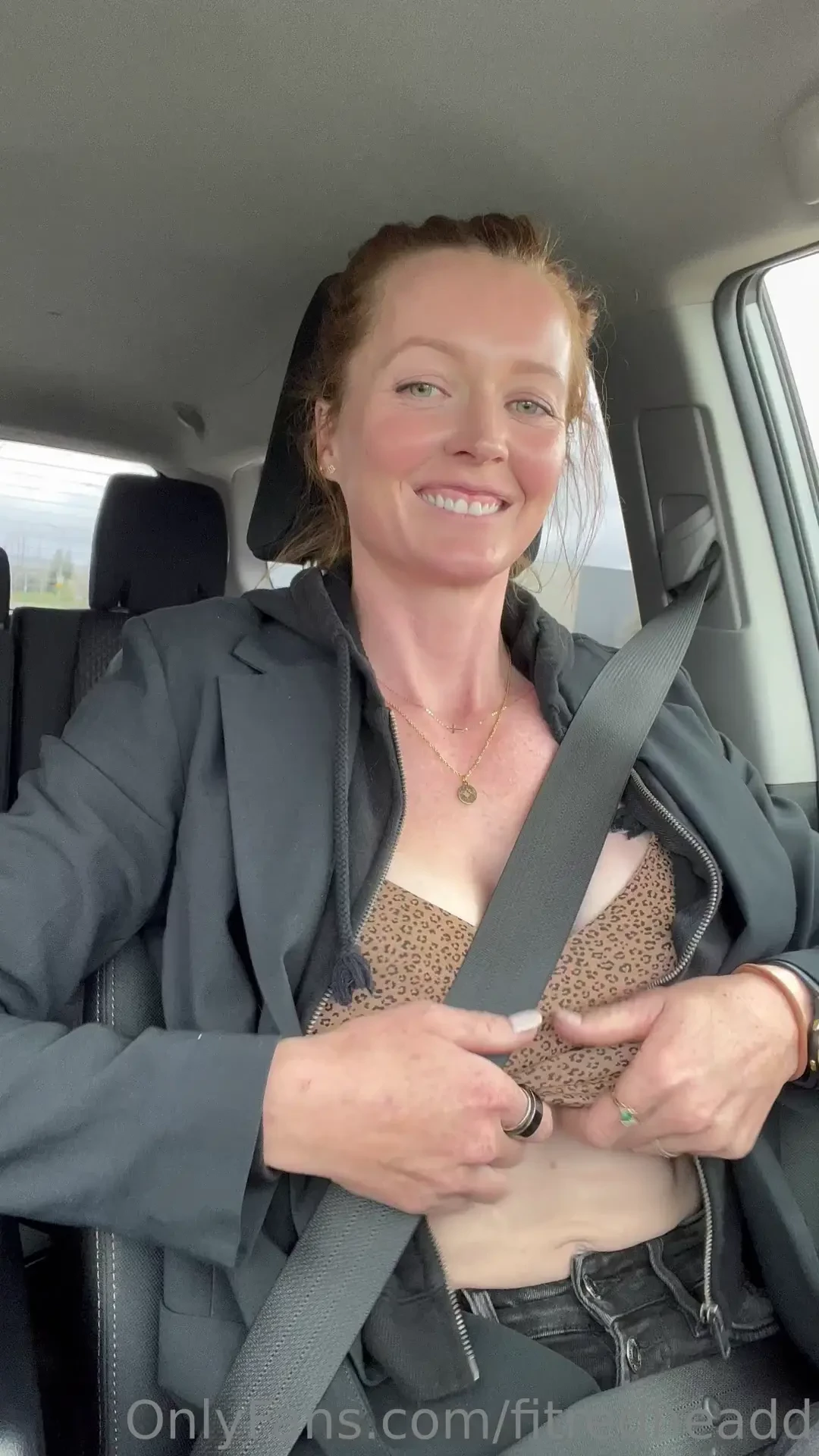 Always using my time in the car running errands to flash you part 1 