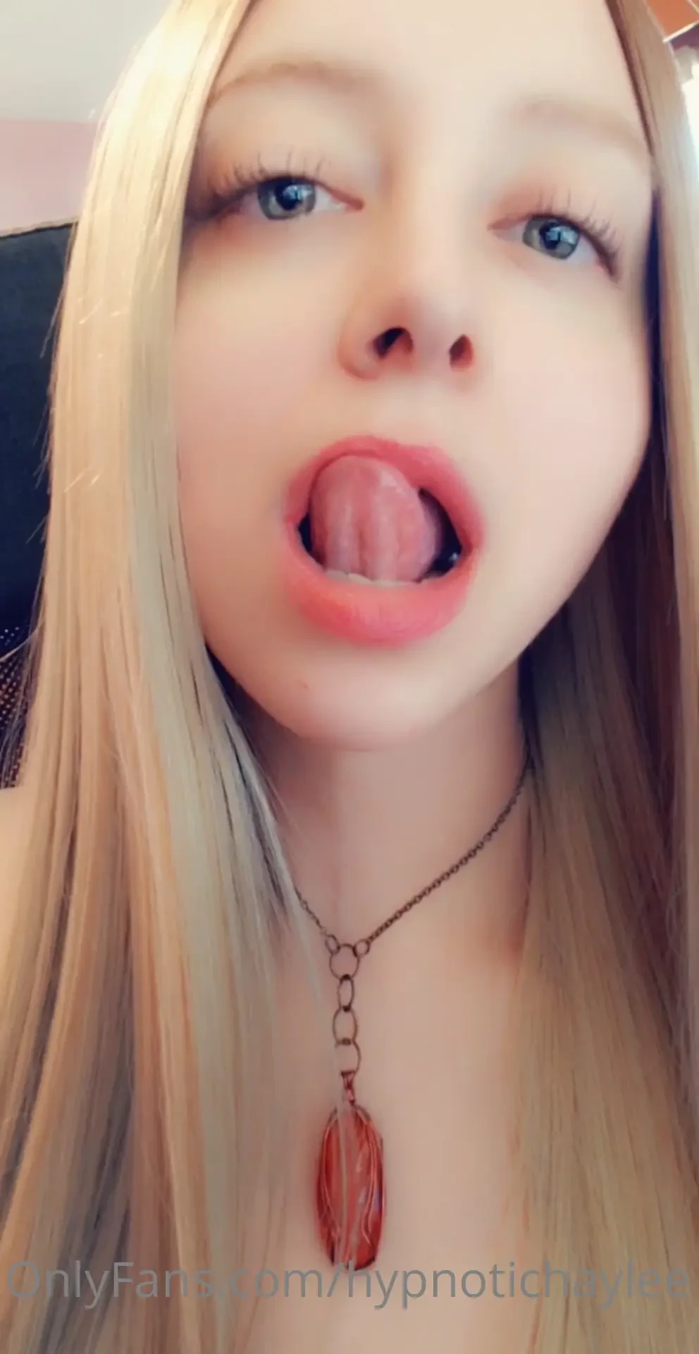 Click that tip button if my lips make you feel weak aroused sleepy 