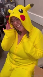 Pikachu used tease it s super effective i got a little too into