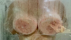 Anybody into boobies pushed up against shower glass by chance i have a part 1