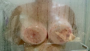 Anybody into boobies pushed up against shower glass by chance i have a