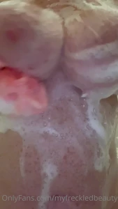 More shower fun today watch me get my favorite parts squeaky clean in