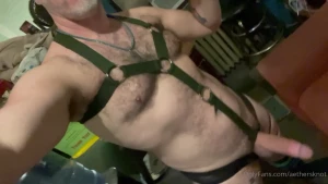 Ready to show that dog dad wiggle
