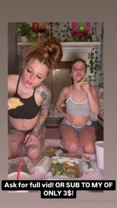 Stuff w her ask or check messages for full vid