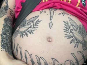Belly button popped now we re just waiting on it to bust out part 1