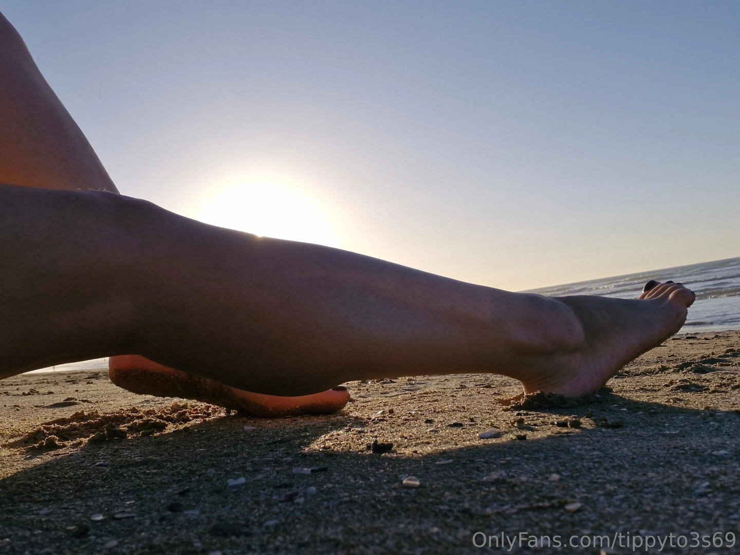 Very happy beach girl 