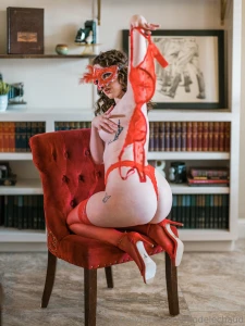 Naughty red in a mask part 5