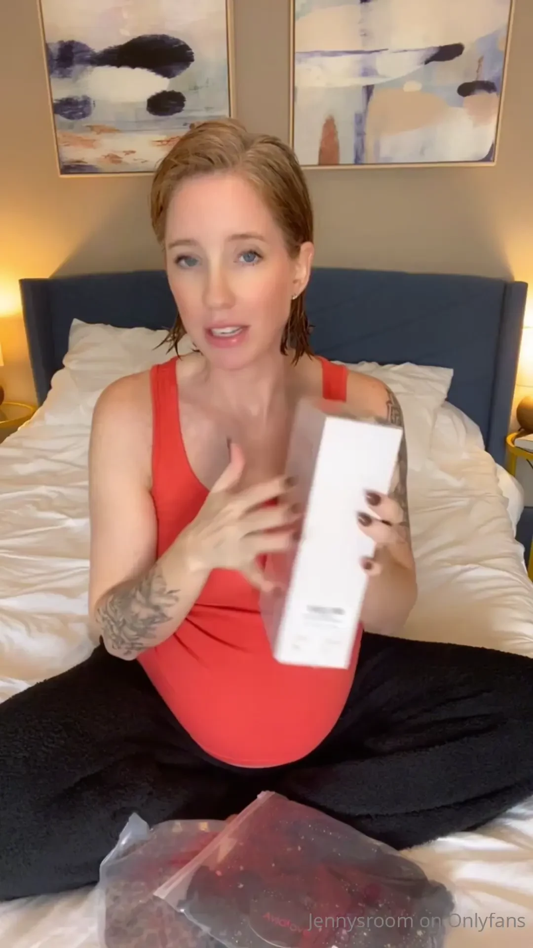 Part 1 unboxing new bbc toy and lingerie try-on to the lovely fans 