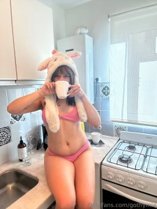 Sipping my coffee feeling warm and looking even hotter but something s