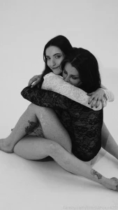 I miss my bestie lena_sins fyp girls bestie lesbian hug redhead part 2