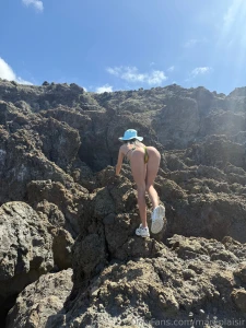 The hard dried-up lava beneath my feet can only mean one thing - it s part 2