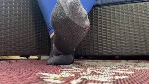 Straight out them gym sneakers