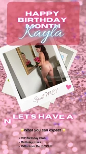 Only 3 days until my birthday month who s ready