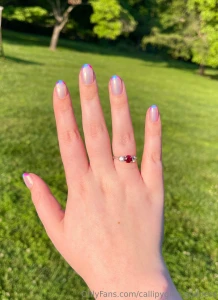 Bi flag nails happy pride month part 5