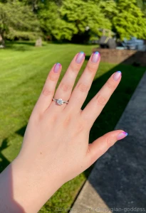 Bi flag nails happy pride month