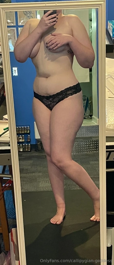 Feeling naughty so black thong today part 2 