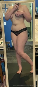 Feeling naughty so black thong today part 2