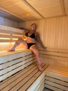 Feeling naughty in the sauna part 4