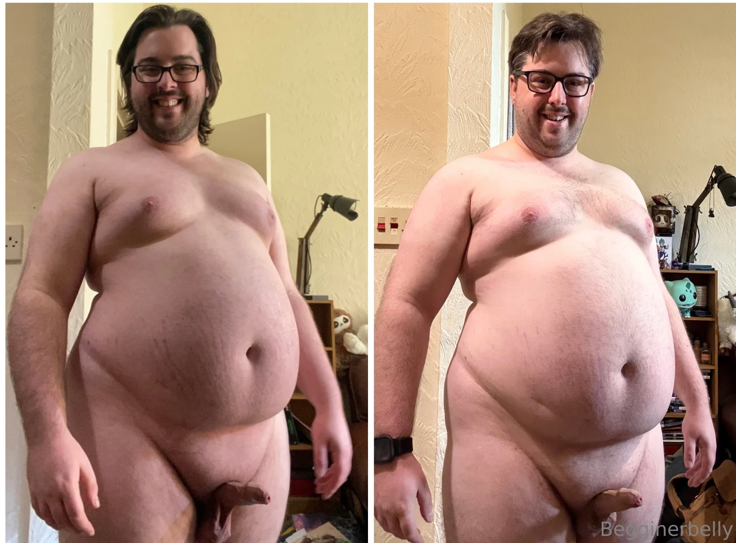 First time i broke 300lbs on the left april 2021 but my scales weren t 