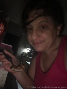 Coco pebbles in vanilla oat milk