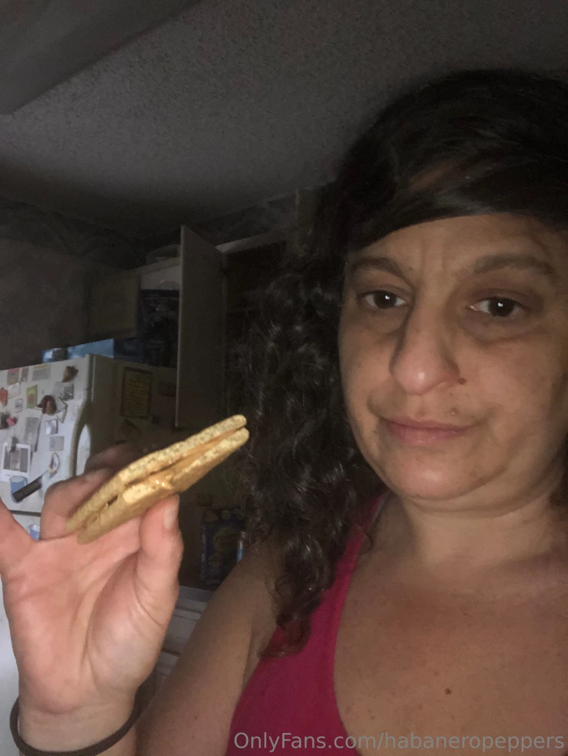 Graham crackers with peanut butter 