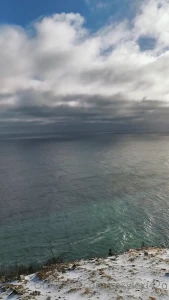 I m on the road today to visit some family but check out this scenery