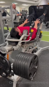 I blasted legs with ifbb pro irene andersen tonight i m totally wiped part 2