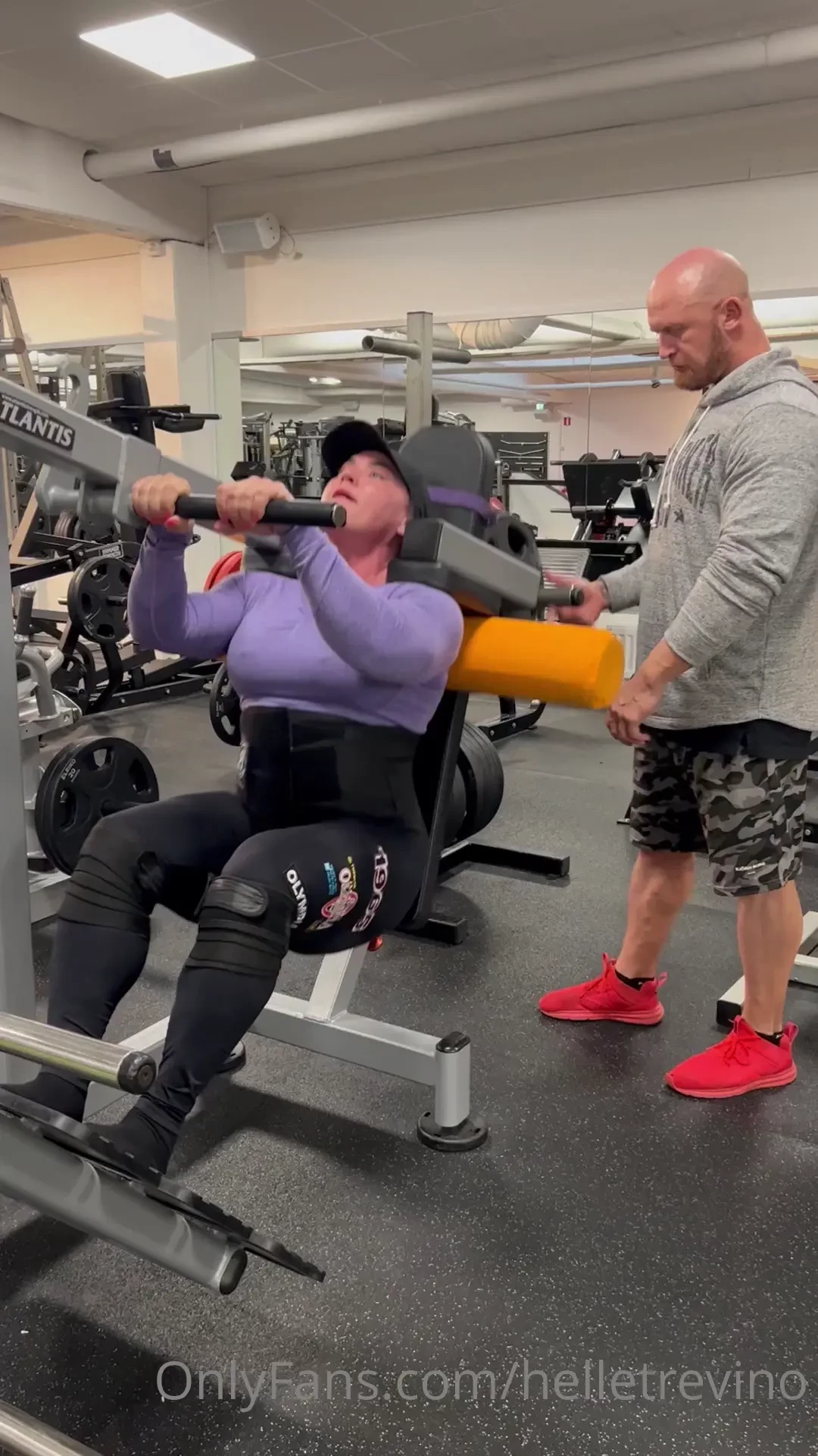 I blasted legs with ifbb pro irene andersen tonight i m totally wiped part 4 