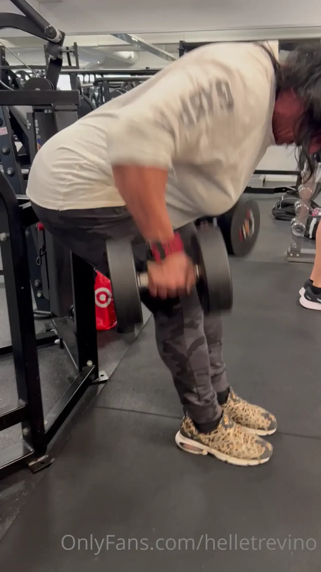 Brutal back training with irene andersen we did about 4 sets of each part 1 