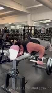 Brutal back training with irene andersen we did about 4 sets of each part 2