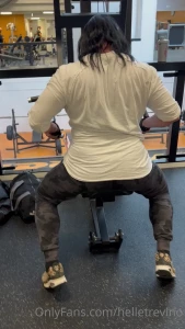 Brutal back training with irene andersen we did about 4 sets of each part 6