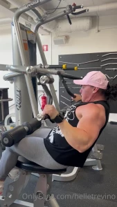 Brutal back training with irene andersen we did about 4 sets of each part 9