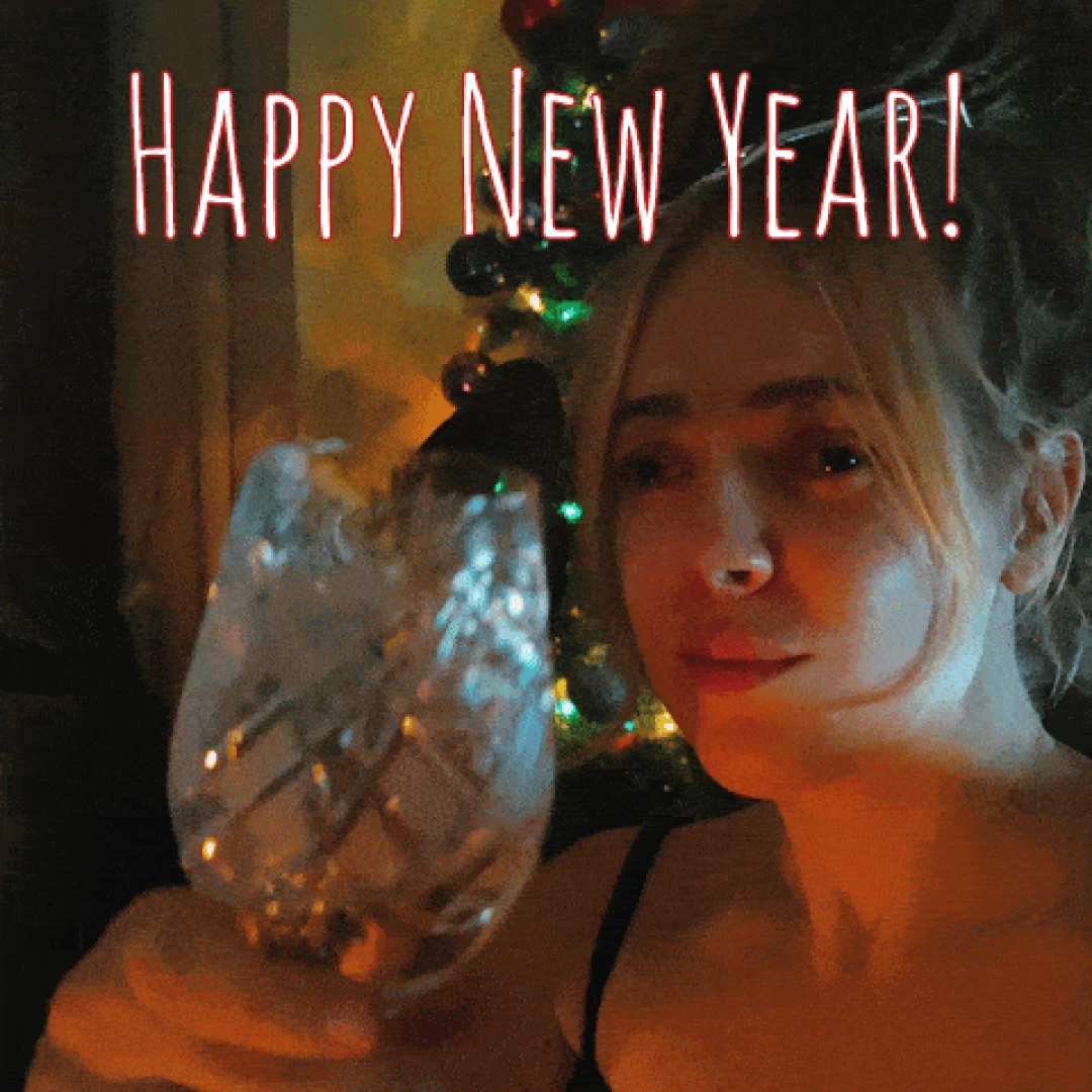 Happy new year my friends thank you for being with me this year i wish 