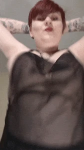 Bouncing out of my top bigtits boobies part 1