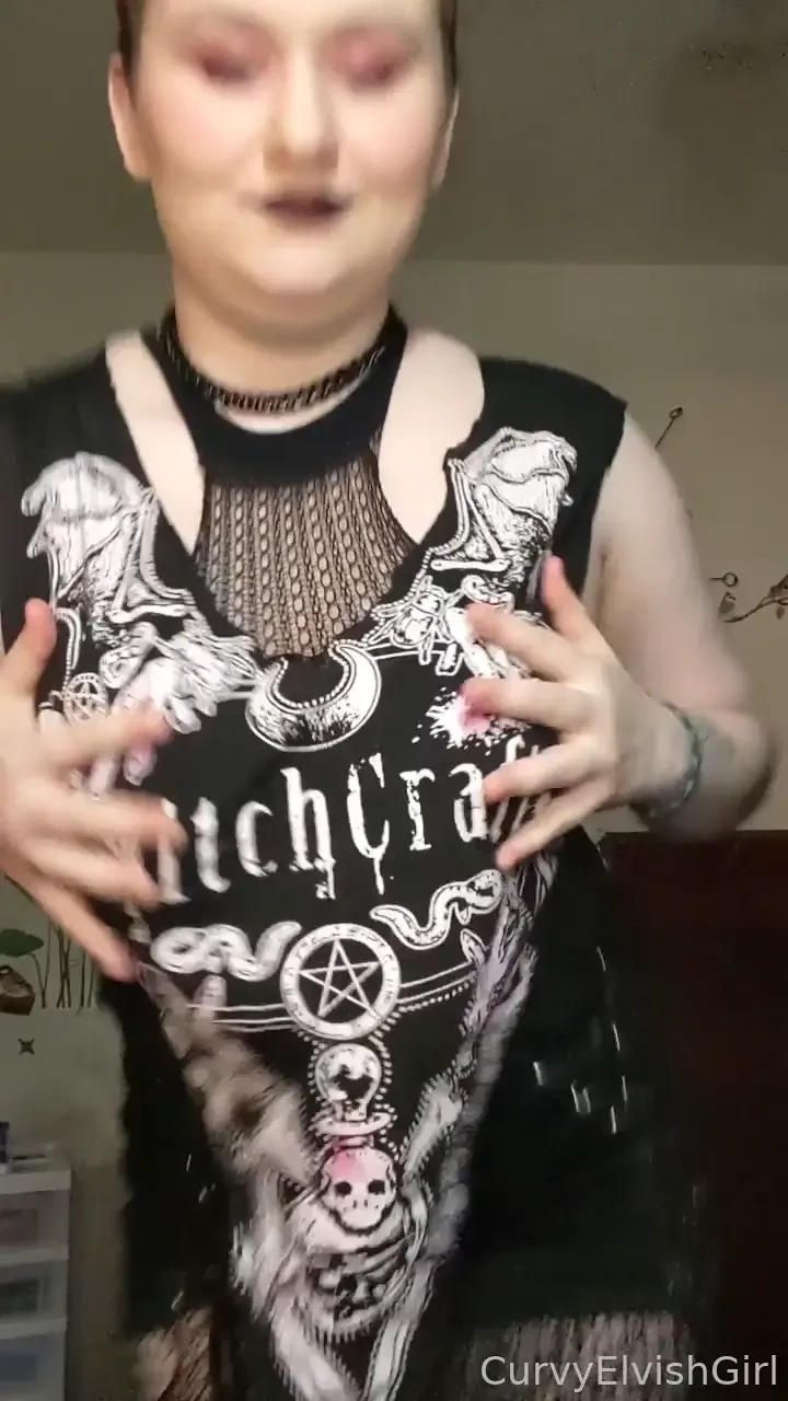 Dancing my clothes off for you goth thick fyp nude pale bigtits pawg 