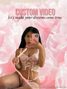 Custom video just for you i ll wear what you want say what you crave