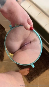 I took my pants off and saw this