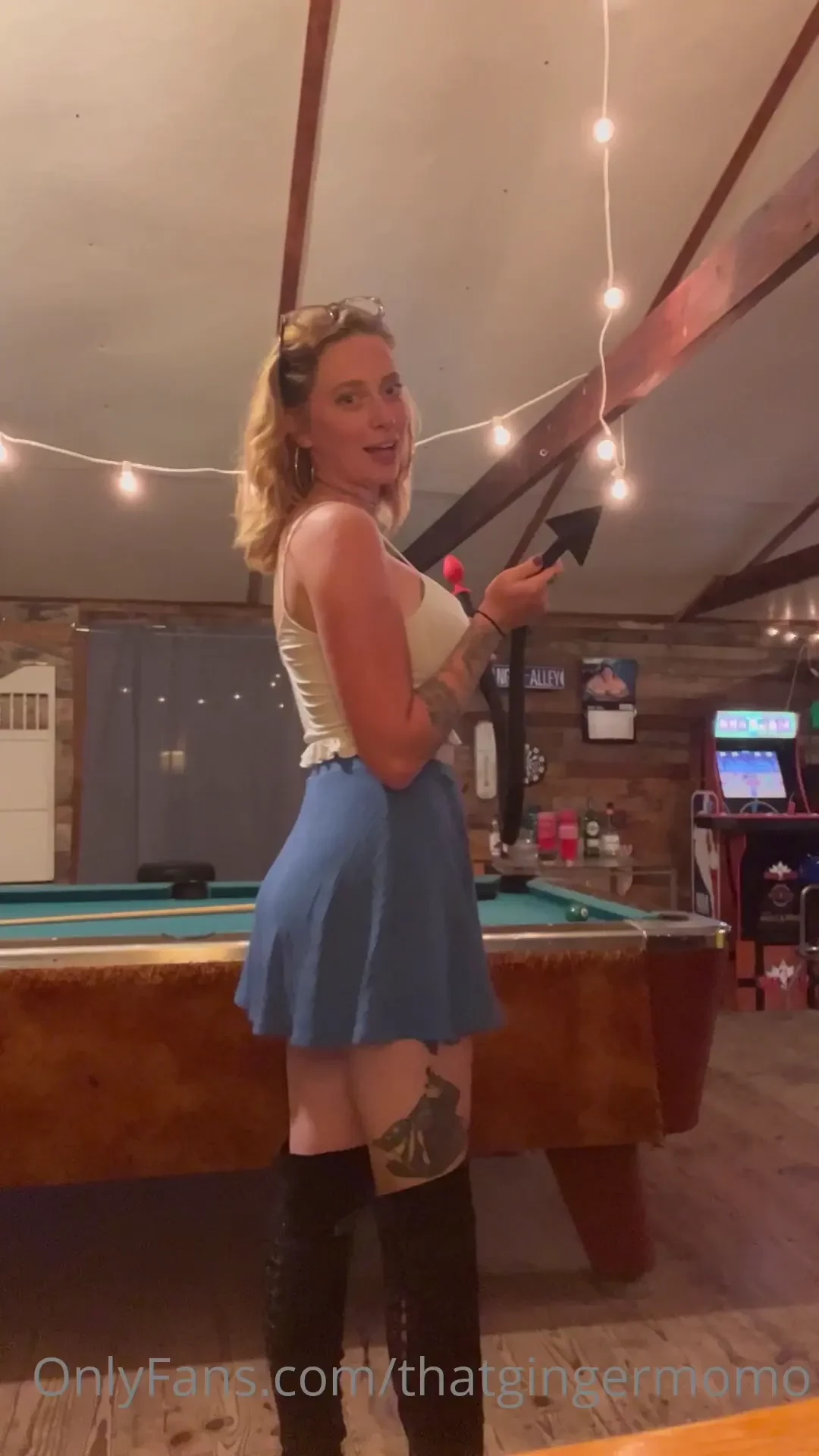 My new devil tail buttplug made him so horny he had to fuck me right 