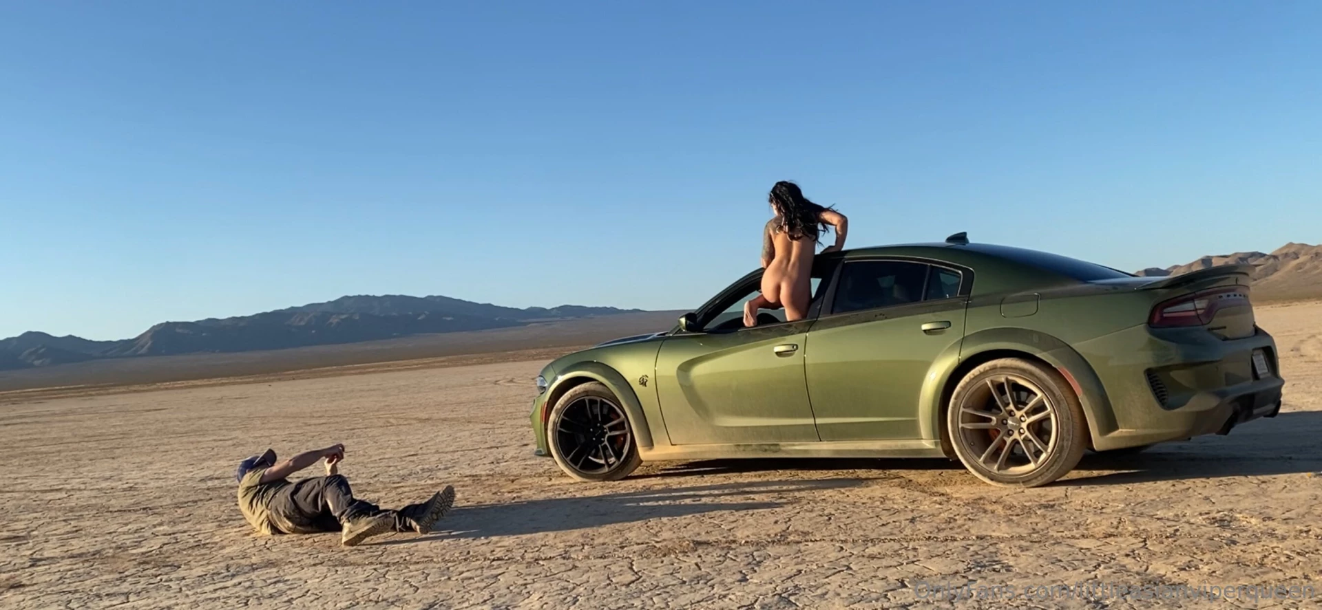 Behind the scenes footage from the desert part 2 