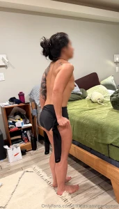 Trying on and taking off some new outfits part 4